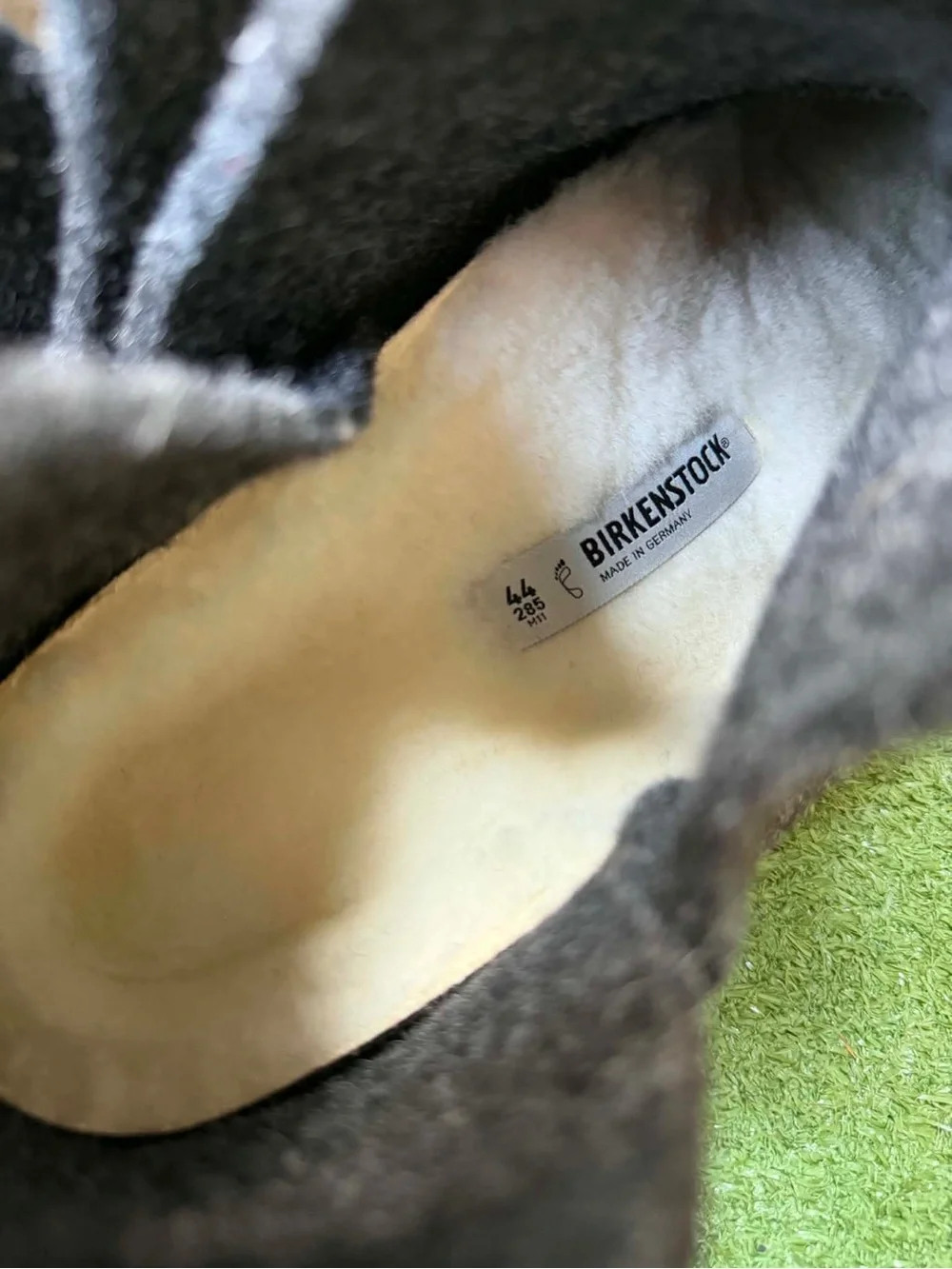 Birkenstock Andermatt Shearling Wool Felt Slipper Mens Booties